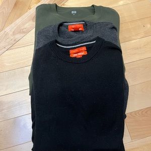 Three Mens Sweaters
